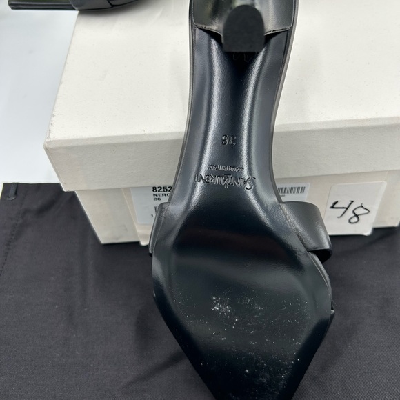 Women's Saint Laurent, Jill 75 leather mules size 36 made in Italy - Picture 7 of 12